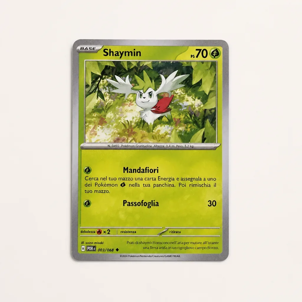Carte Pokemon Shaymin