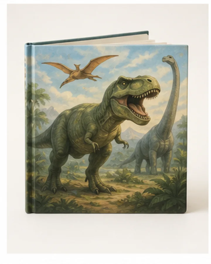 Carte cu dinozauri