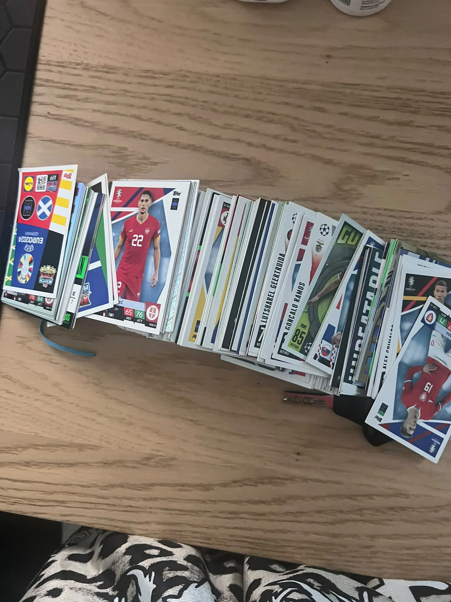 Lot cartonase Topps Match Attax UEFA Euro 2024